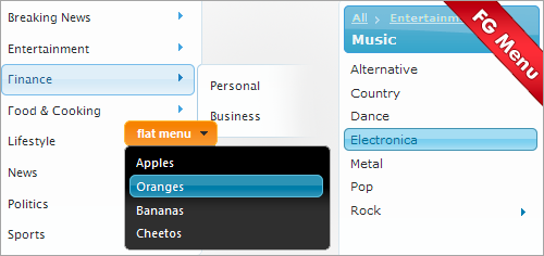 fg_menu fg menu 30+ Useful Drop Down Menu Scripts To Enhance Header Navigation