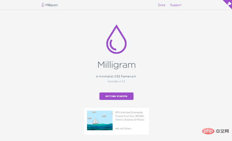 milligram css