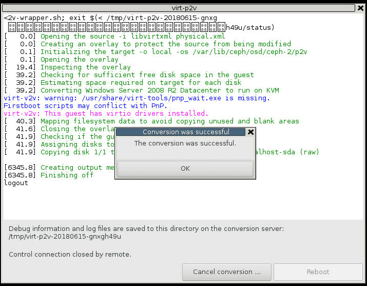 p2v、v2v迁移总结