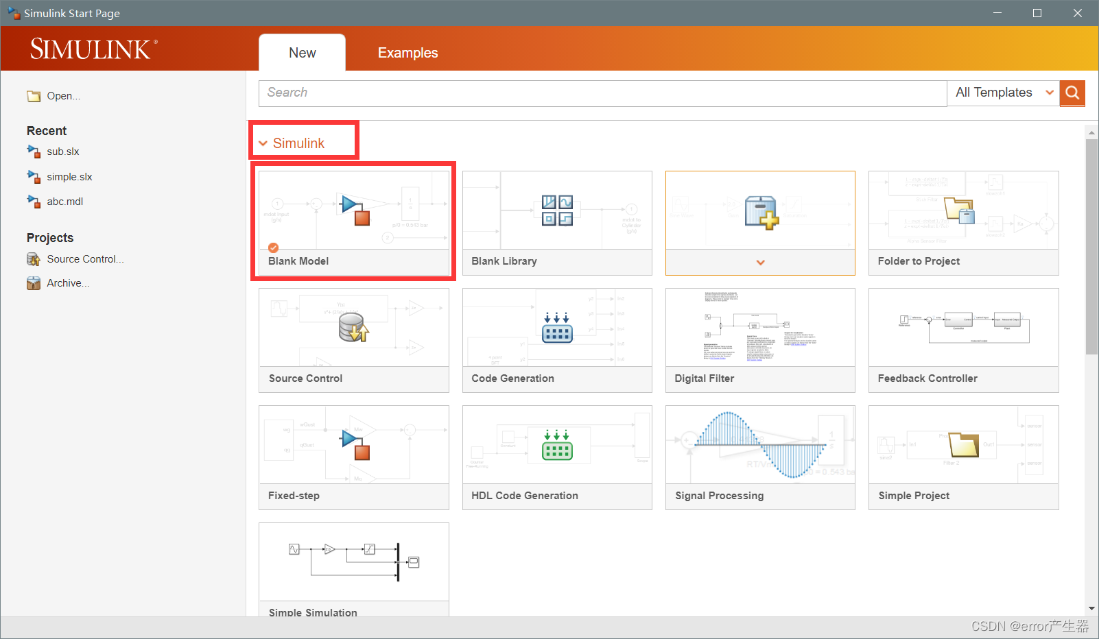 创建simulink环境