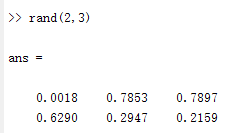 产生随机数矩阵