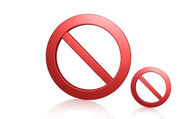 禁止 (图片来源图虫:已授靠谱客使用) 禁止