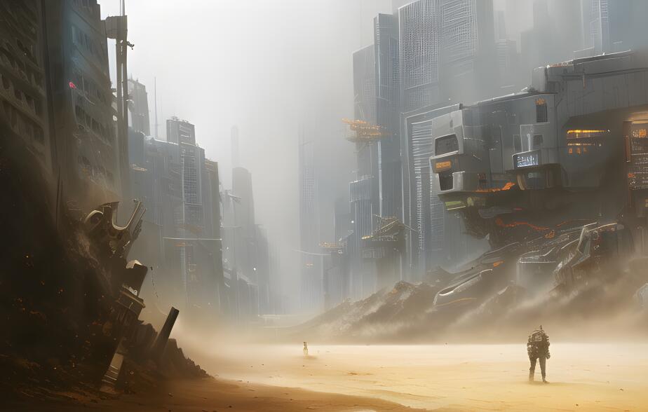 元宇宙 人工智能 赛博朋克 机器大战
末日 萧条 (图片来源:ai合成) 元宇宙 人工智能 赛博朋克 机器大战
末日 萧条