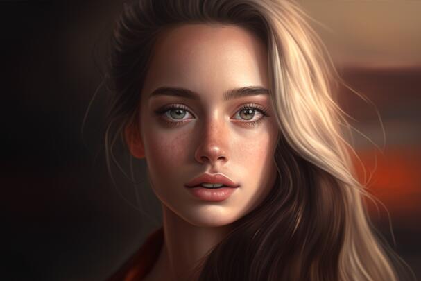 虚拟人 虚拟主播 ai绘画 (1)