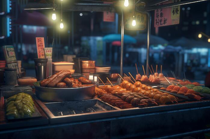 烧烤、摆摊，夜市 (3)