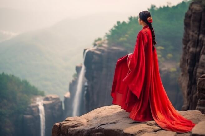 旅游 风景 (2)汉服 (图片来源:ai合成) 旅游 风景 (2)汉服