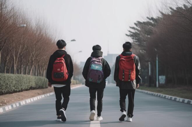 高中生 上学 (1) (图片来源:ai合成) 高中生 上学 (1)