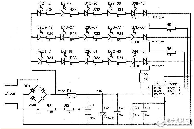 led指示灯电路图大全（八款led指示灯电路设计原理图详解）