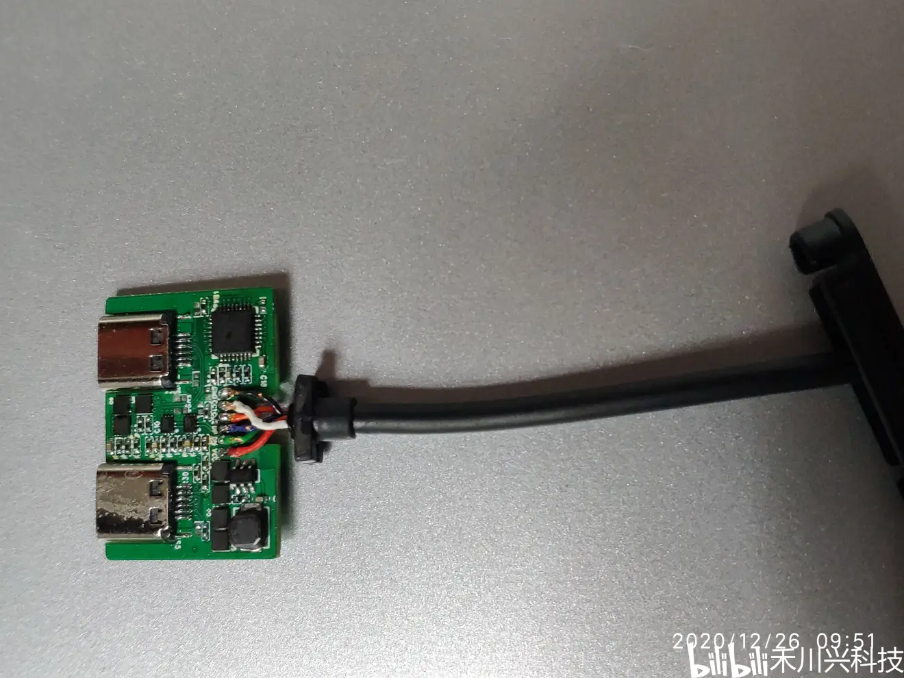 用LDR6282开发的Type-C双盲插边听边充音频板