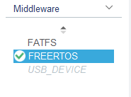 勾选FREERTOS