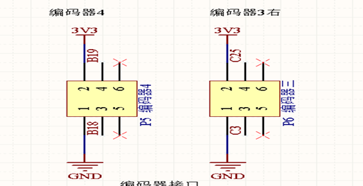 ▲ 图 3.10 编码器电路原理图