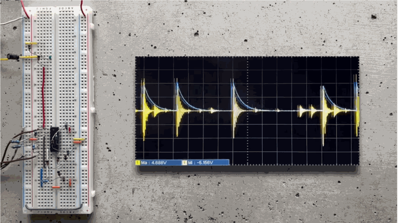 ▲ 图1.5.2  普通二极管检波电路输出信号