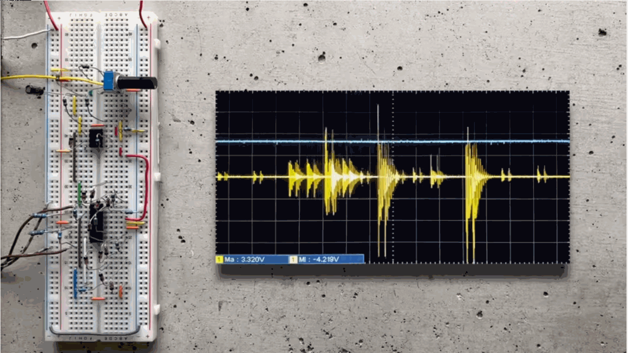▲ 图1.3.12  电路改进后的输出信号