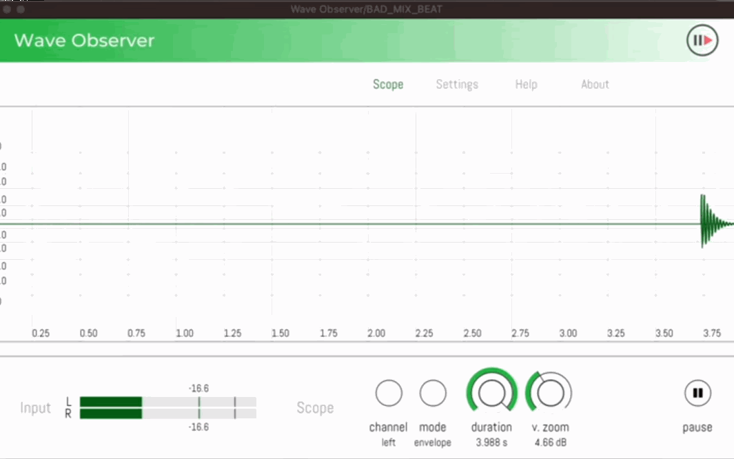 ▲ 图1.1.2  信号被压缩后的波形