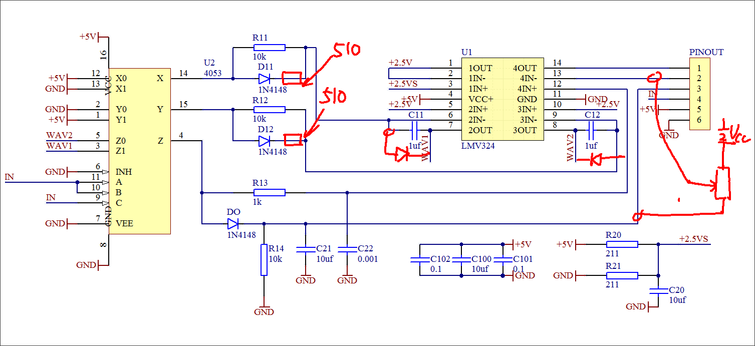 ▲ 先进行倍频转换成锯齿波，然后在转换成PWM波形