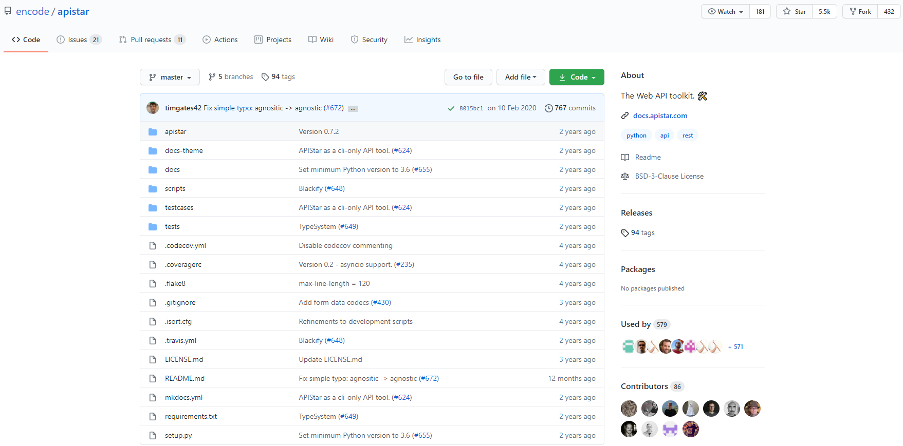 apistar web framework