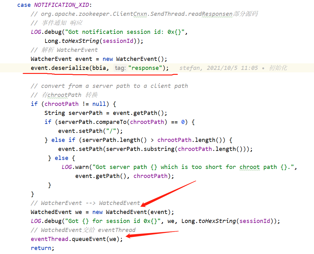 NOTIFICATION消息处理