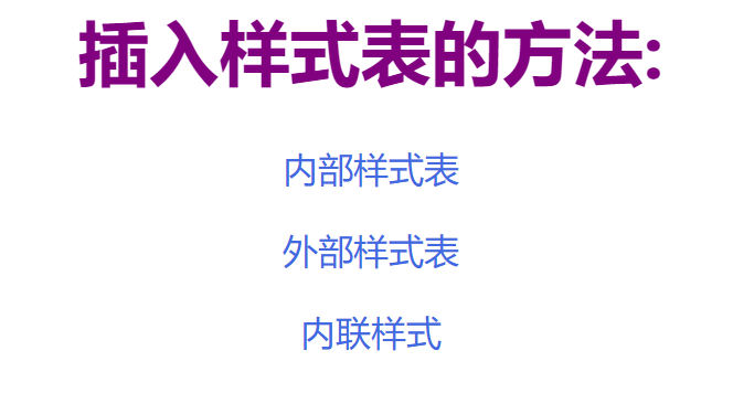 内部样式表