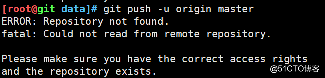 git报错ERROR: Repository not found.的解决办法