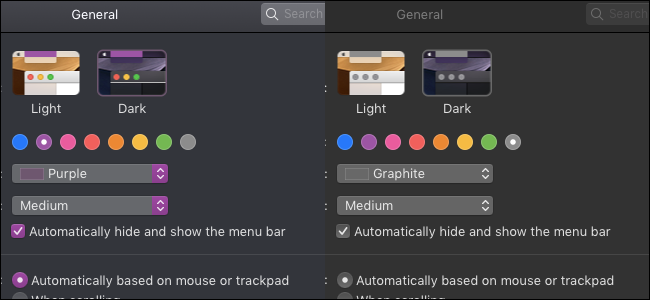 Graphite accent is darker than other accents