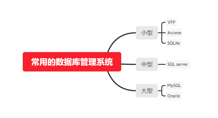 常用的数据库管理系统