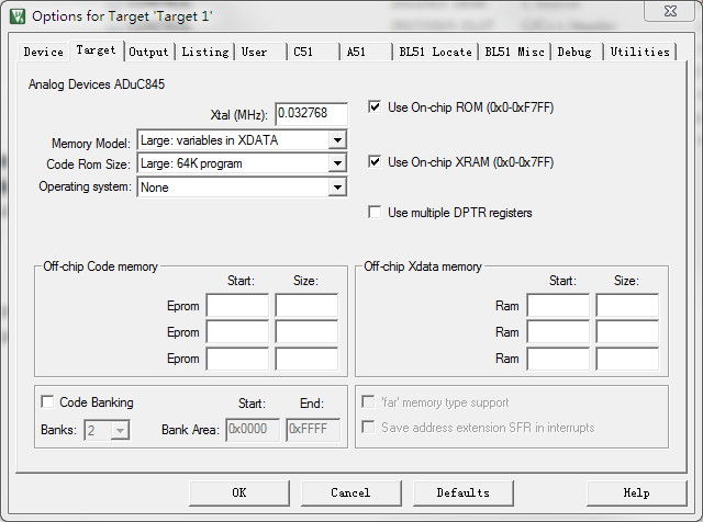 ▲ Option for ADc845-Target