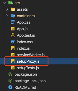 新建 setupProxy.js