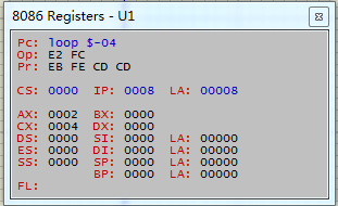 [外链图片转存失败(img-uVInAZeJ-1569059277424)(F:常规课程大三大三上微机原理实验实验2 循环程序实验2-03.PNG)]