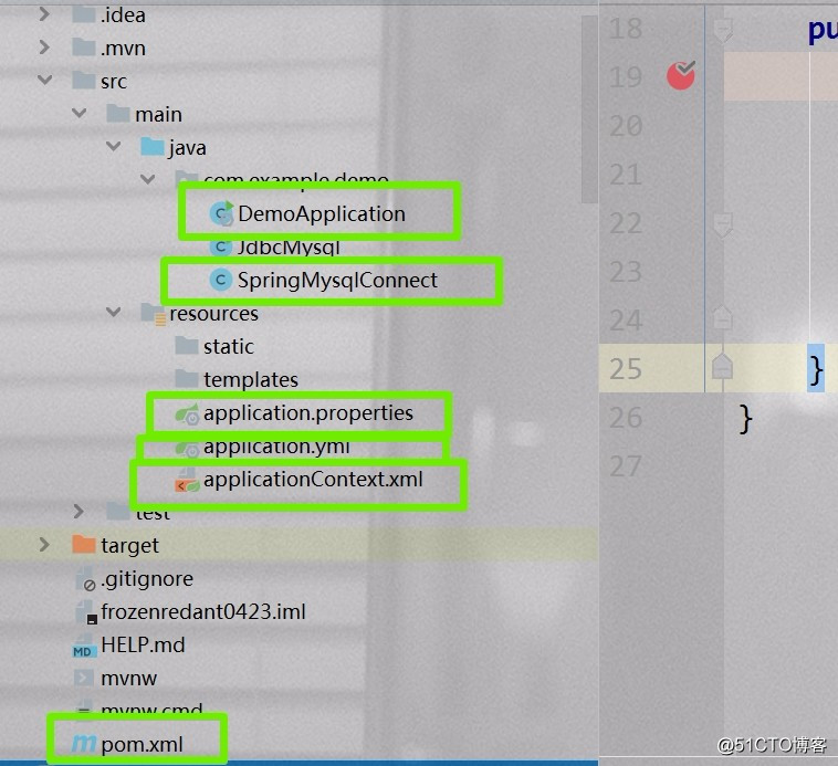 Spring boot连接mysql数据库启动