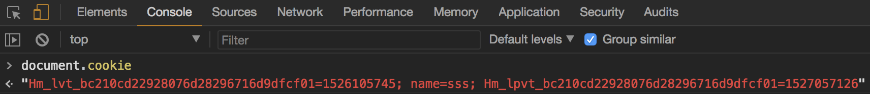 发现并无此 cookie