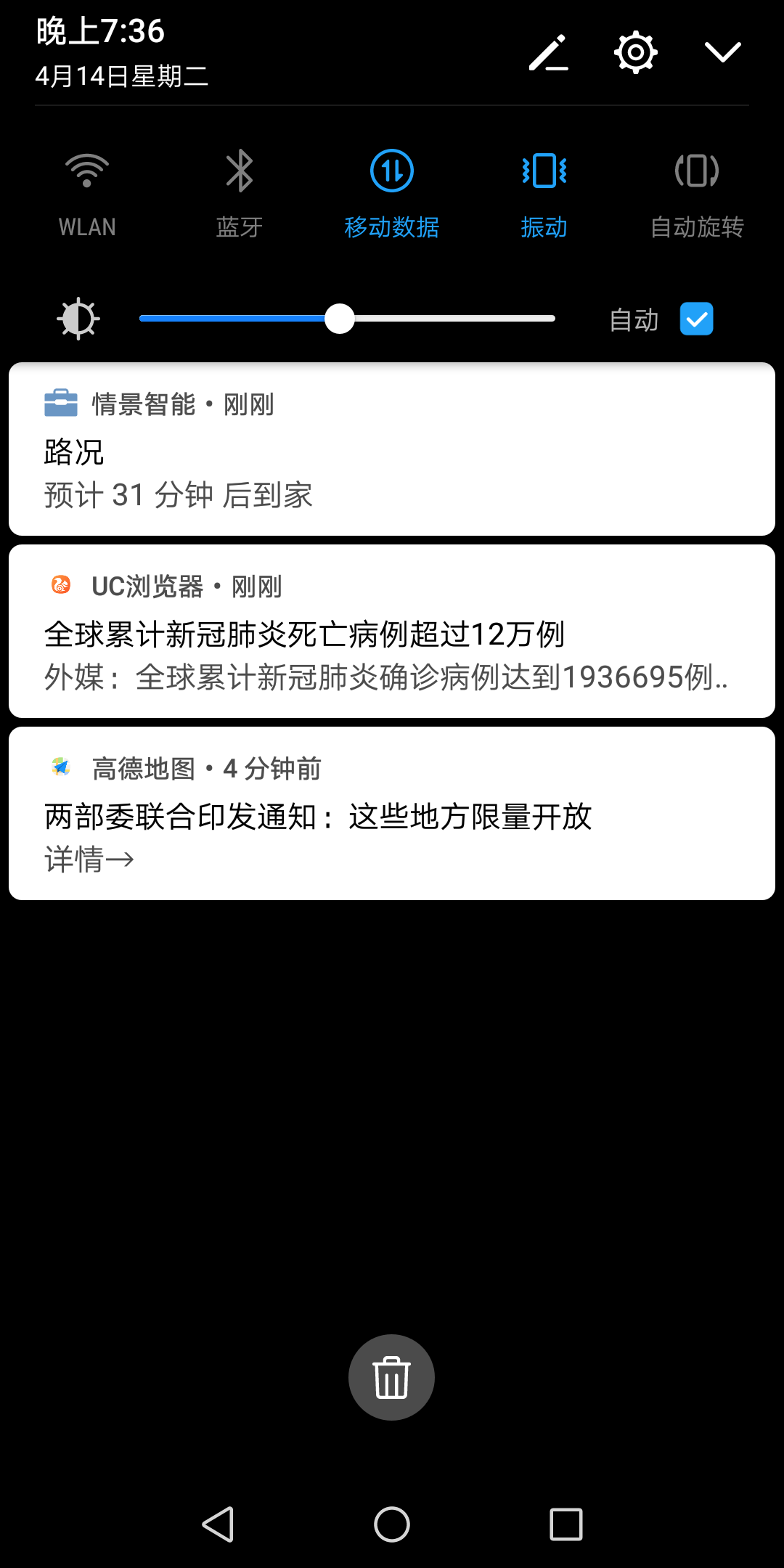 上图就是push 推送的内容
