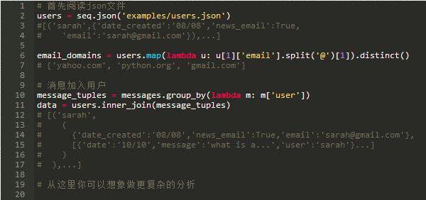 Python链式操作:PyFunctional