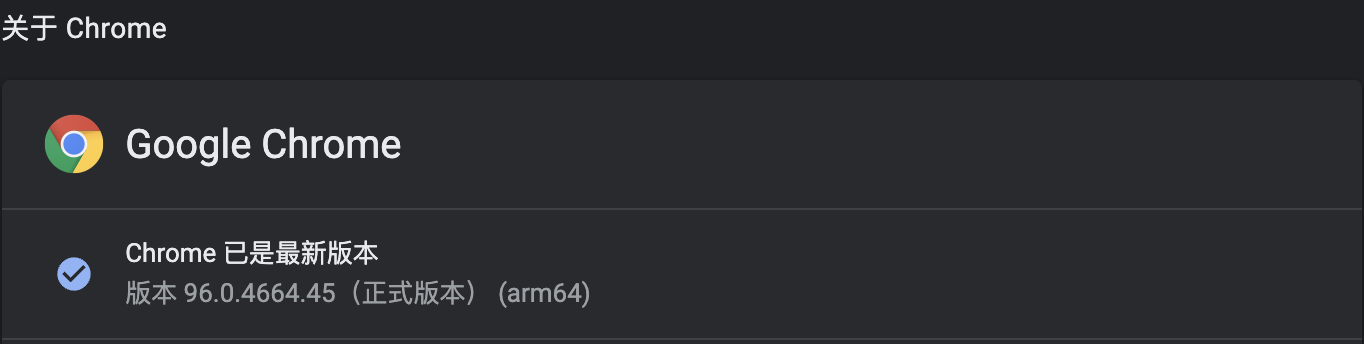 Chrome浏览器版本
