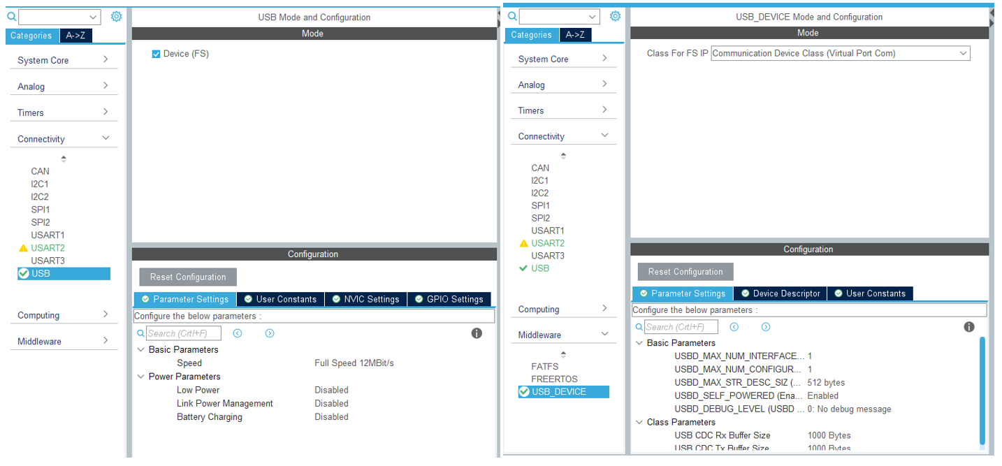 虚拟USB串口设置