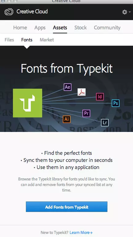 Type Kit Splash