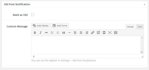 Old Post Notification by Bill Erickson