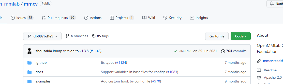 历史版本，修改记录都是几个月前