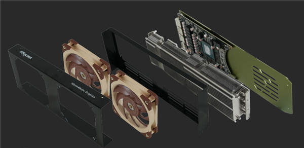 有点丧心病狂！rtx 4070硬是做成四插槽体积 堪比4090