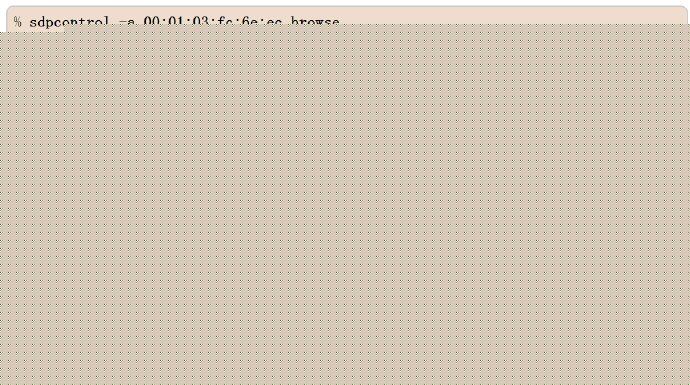 蓝牙的SDP协议总结