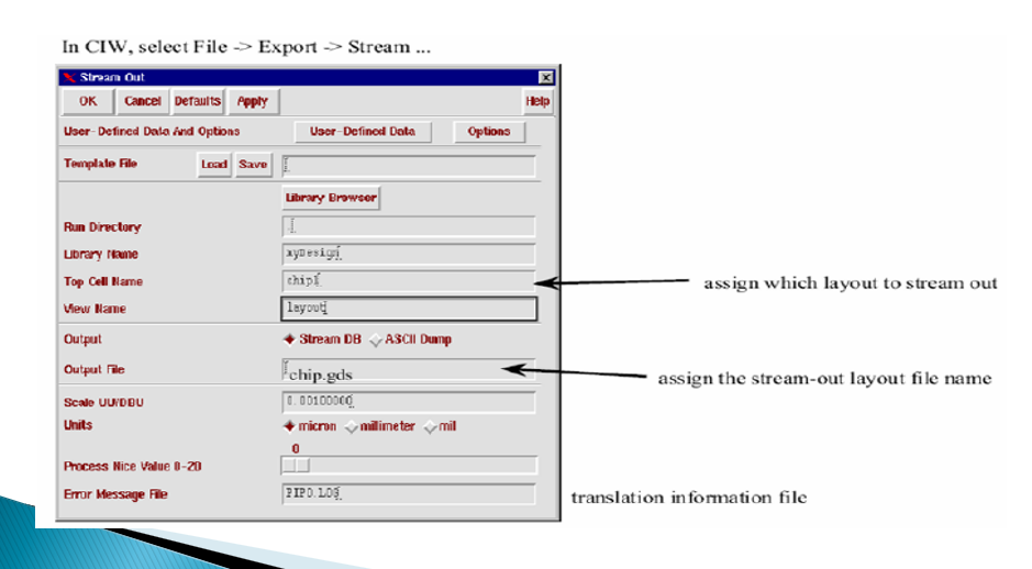 virtuoso编辑器--数据流格式版图输出