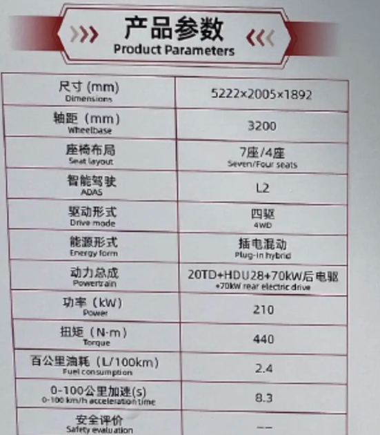 对标腾势d9！红旗hq9 phev细节曝光：定位中大型mpv