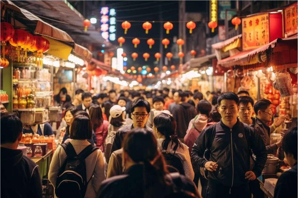 夜市，摆摊