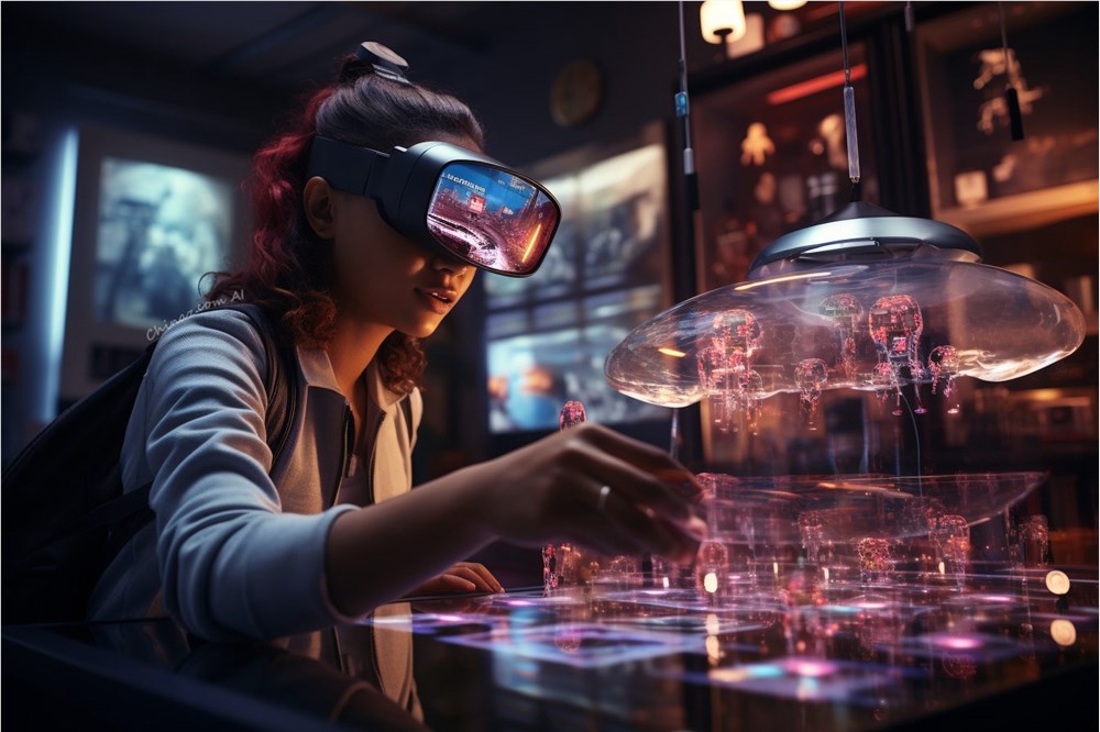 vr 元宇宙 增强现实 (图片来源:ai合成) vr 元宇宙 增强现实