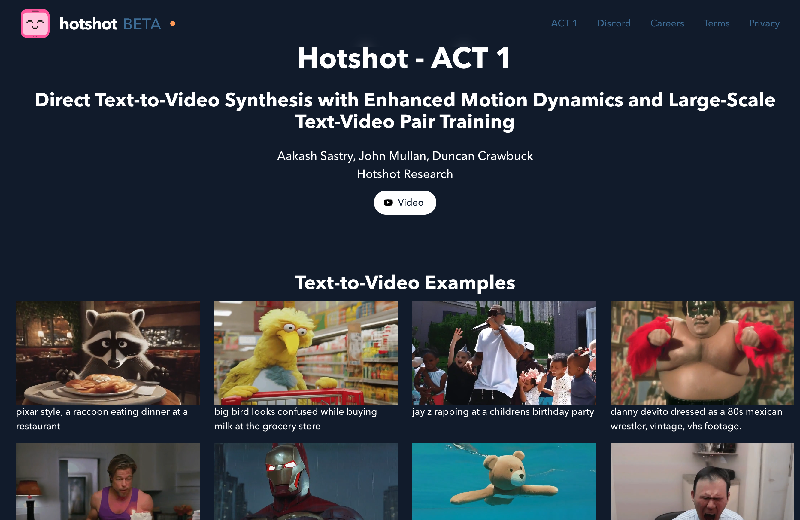 hotshot - act 1