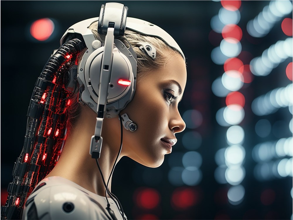 机器人客服 (图片来源:ai合成) 机器人客服