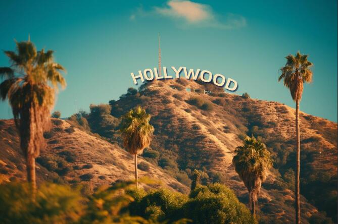 好莱坞 (图片来源:ai合成) 好莱坞