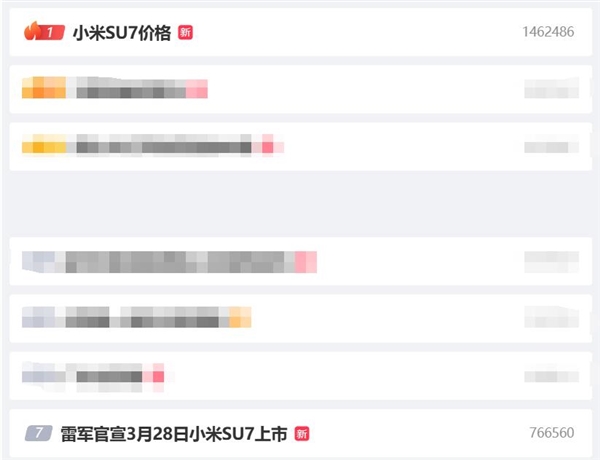 热搜第一！小米su7价格引发热议：雷军曾说“确实有点贵”