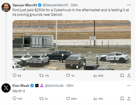 保时捷经销商花175万高价买下cybertruck 马斯克回应