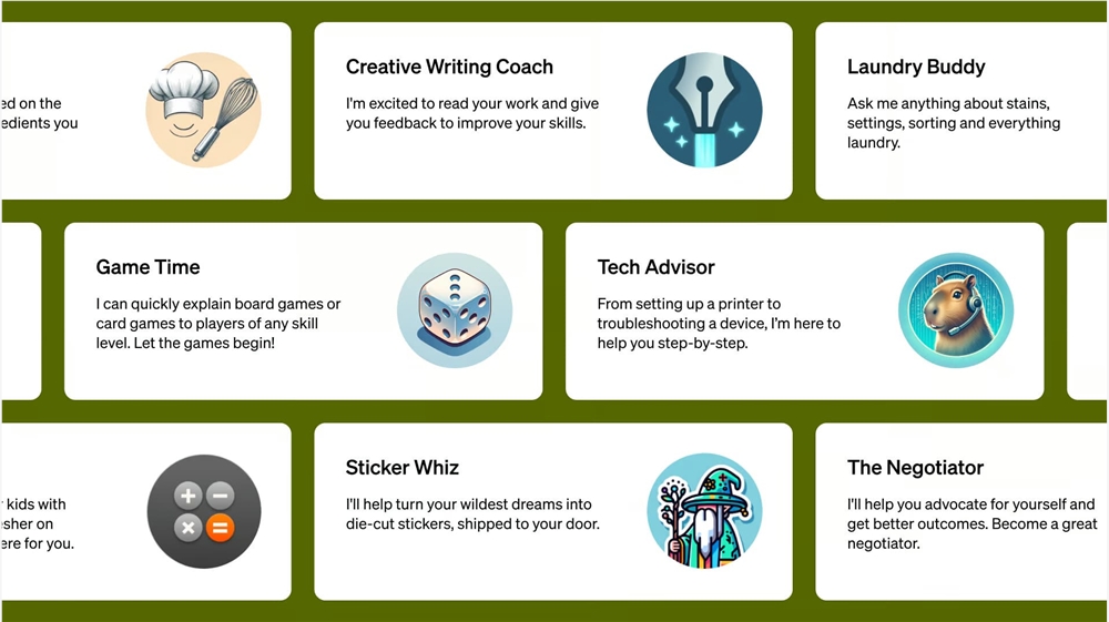 gpts,openai,人工智能,ai,chatgpt plus (图片来源:官方或第三方截图) gpts,openai,人工智能,ai,chatgpt plus