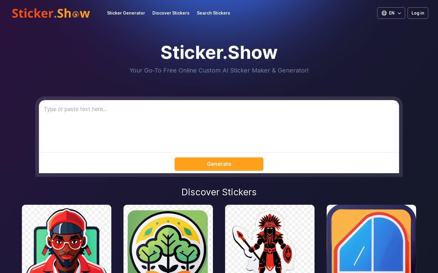 sticker.show